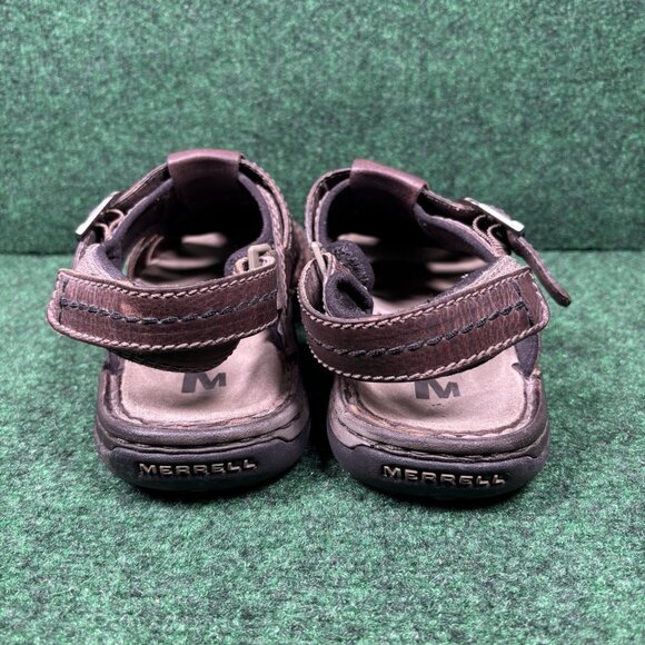 Merrell Bracken Brown Leather Fisherman Slingback Sandals Size 10 Men’s main image 5